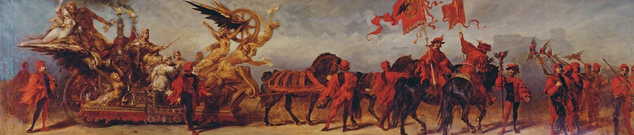 Design for the Jubilee Procession of Emperor Franz Joseph: The Railway Workers by Hans Makart