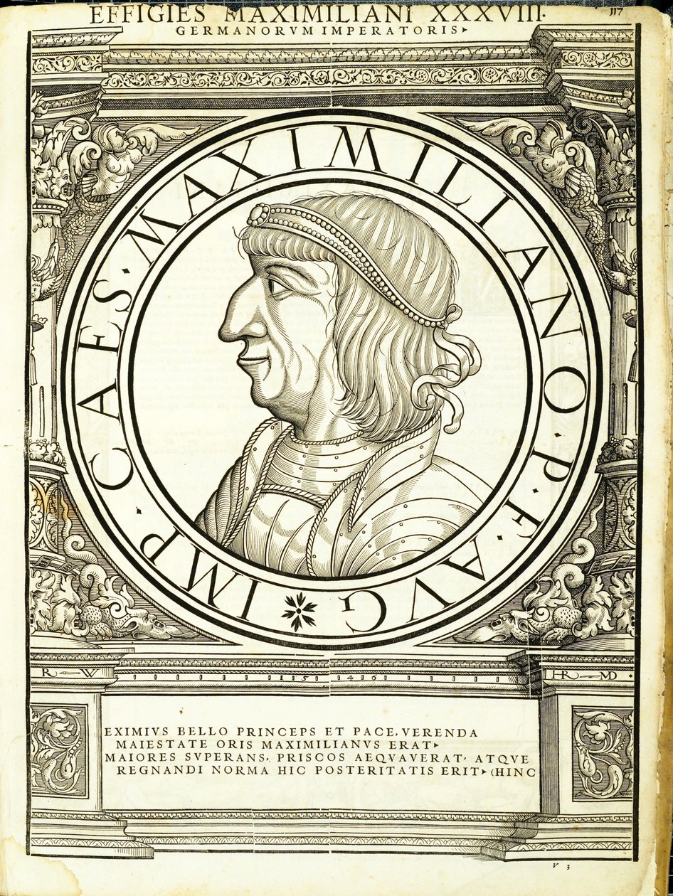Maximilianus, illustration from Imperatorum Romanorum Omnium ...