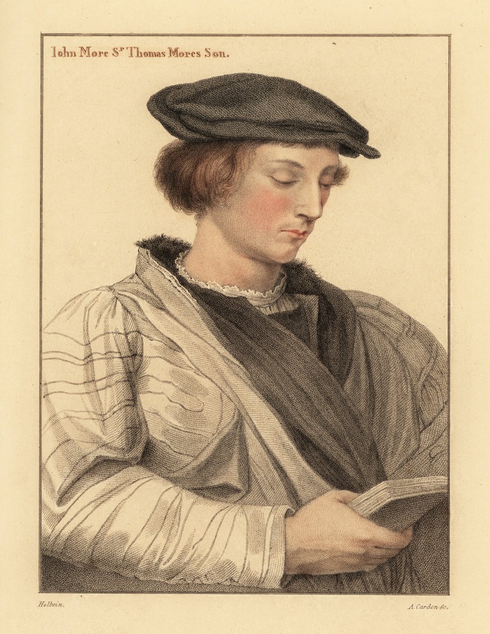 John More, aged 19, son of Sir Thomas More by Hans (after) Holbein the Younger