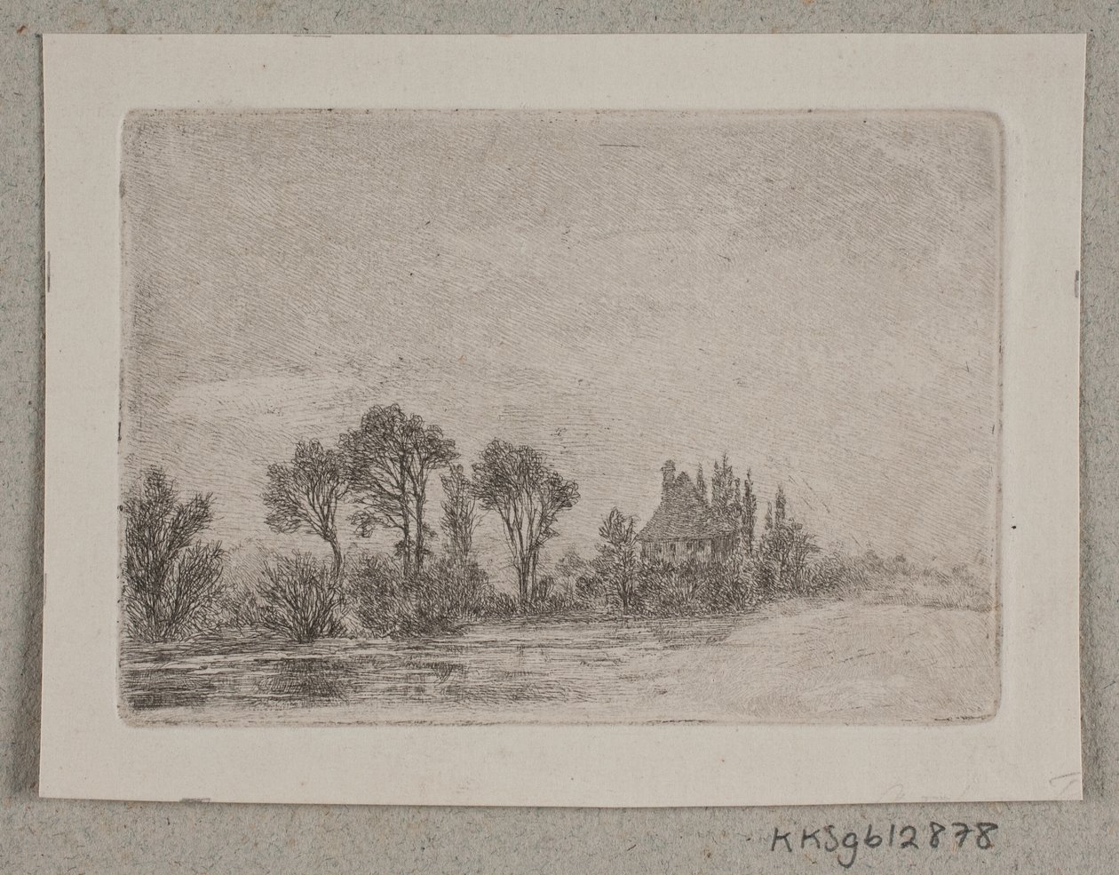 Landscape with Trees by Water by Hans Anton Thiele