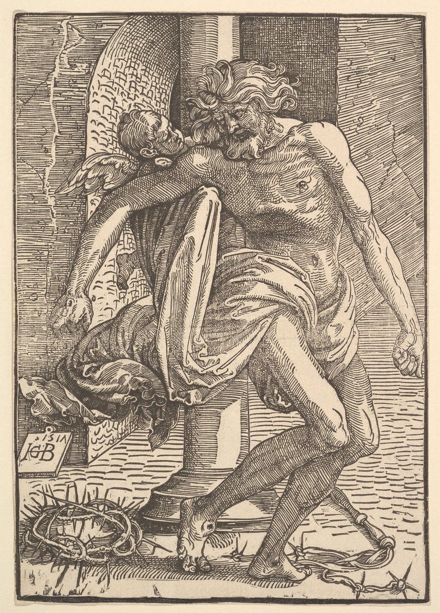 Christ with the Instruments of Torture Supported by a Little Angel