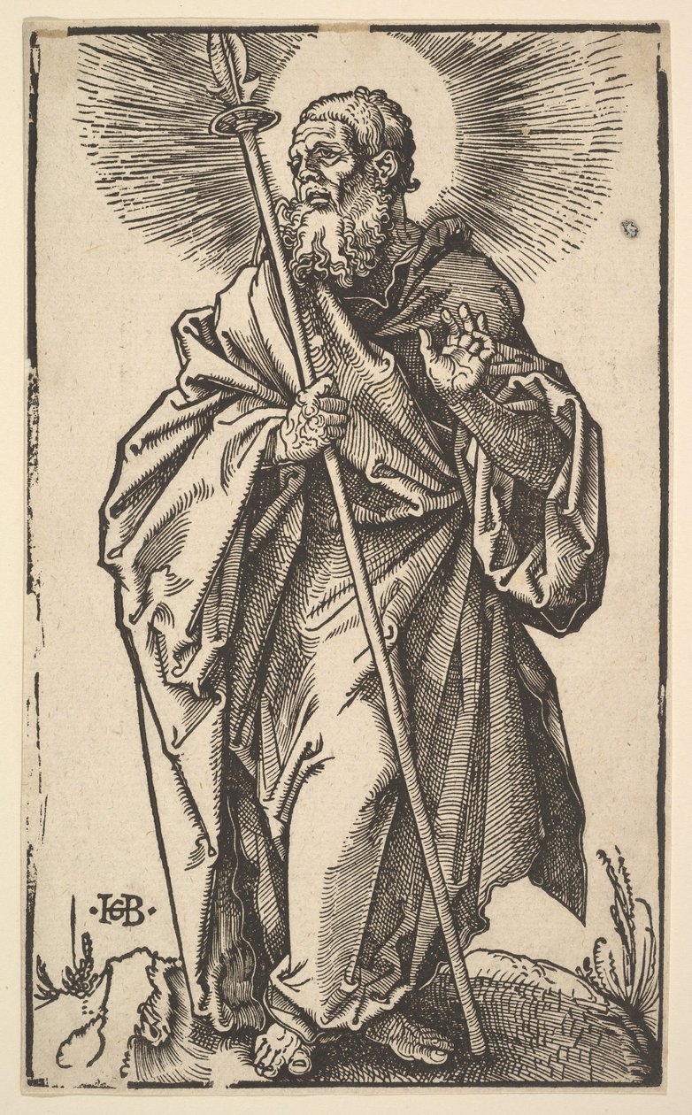 Saint Thomas from Christ and the Apostles, 1519 by Hans Baldung