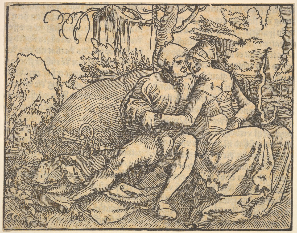 The Sixth of Ten Commandments, from Die zehe gebot by Hans Baldung