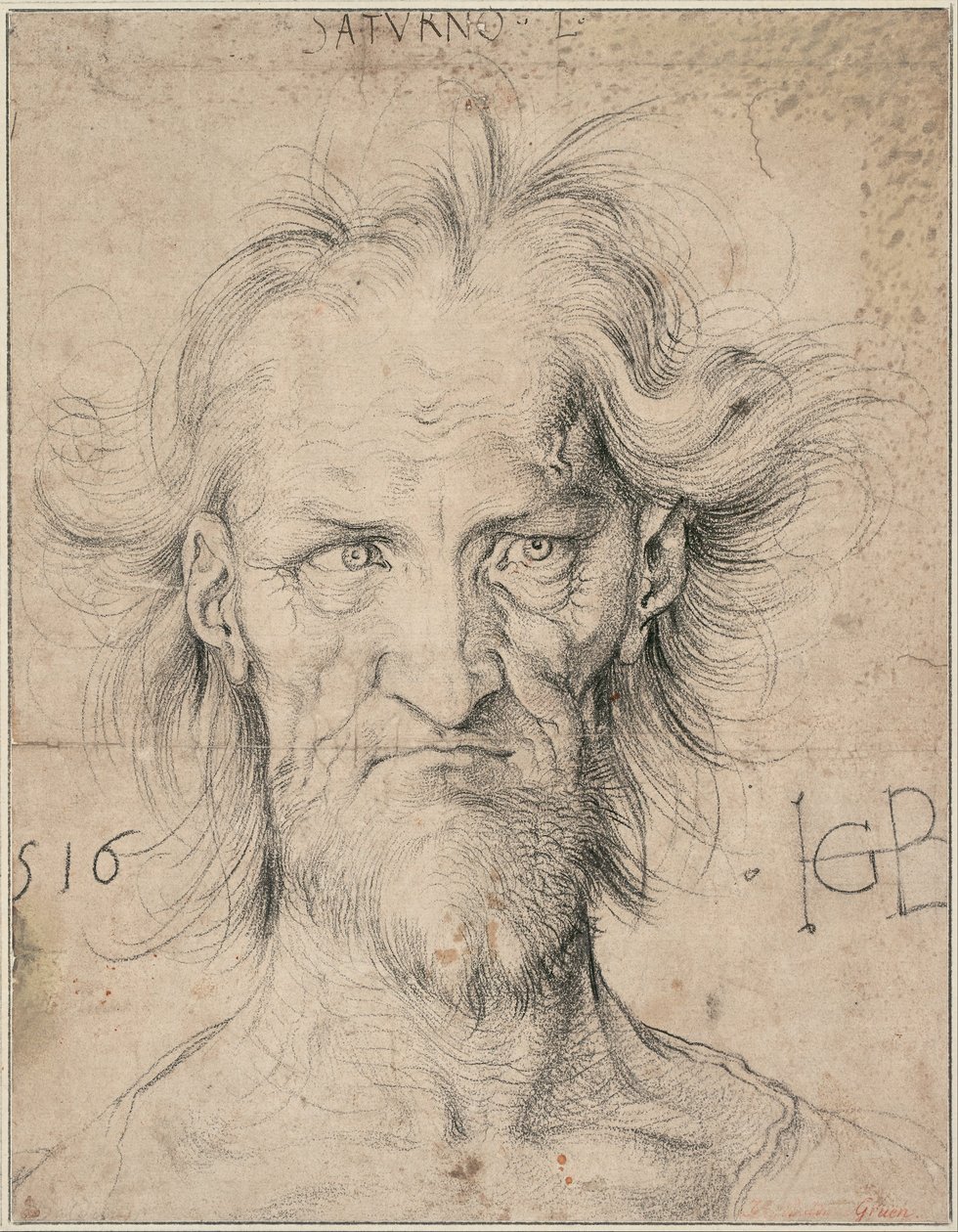 Head of a Bearded Old Man by Hans Baldung Grien