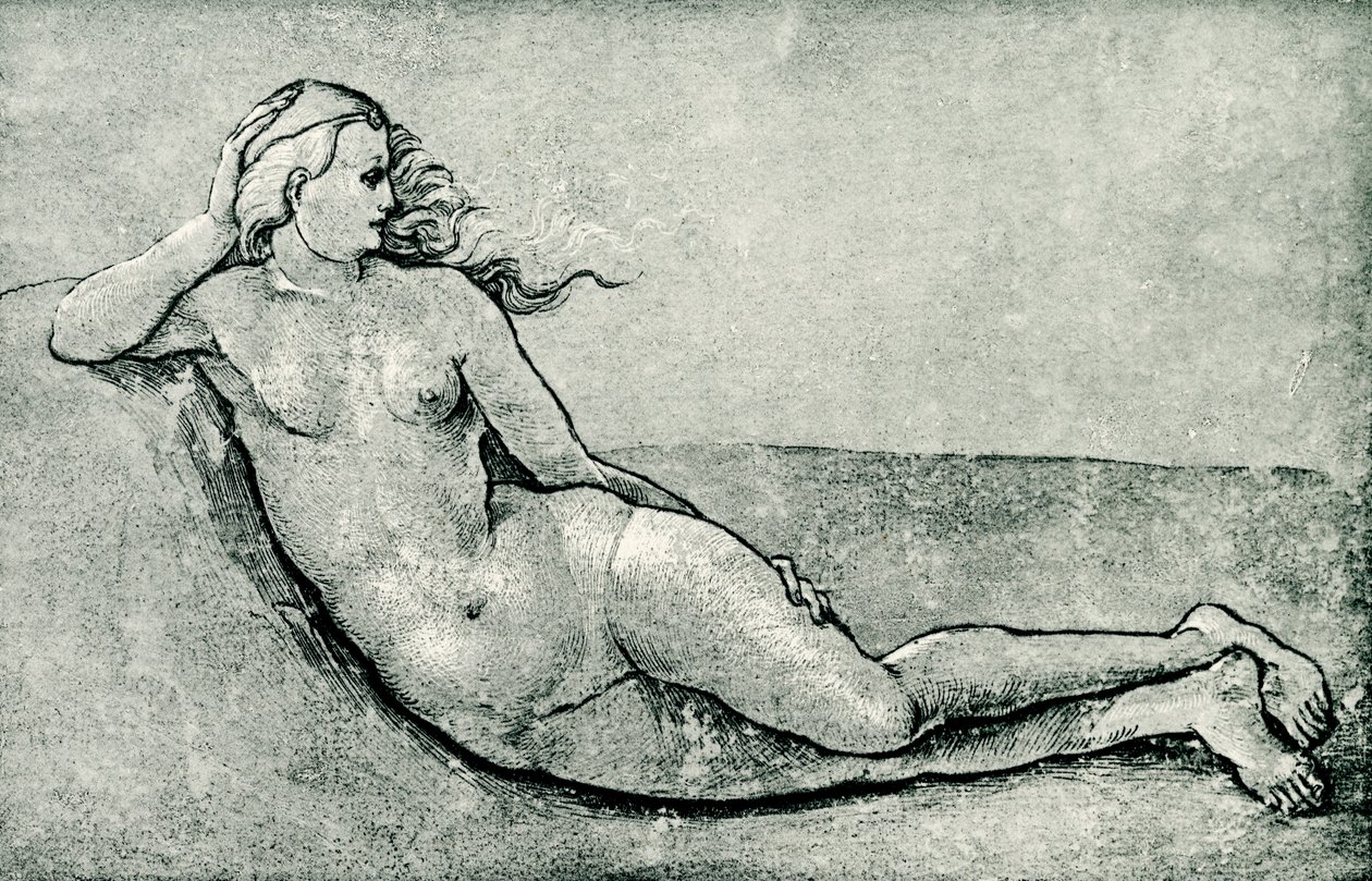 Reclining Nymph by Hans Baldung Grien