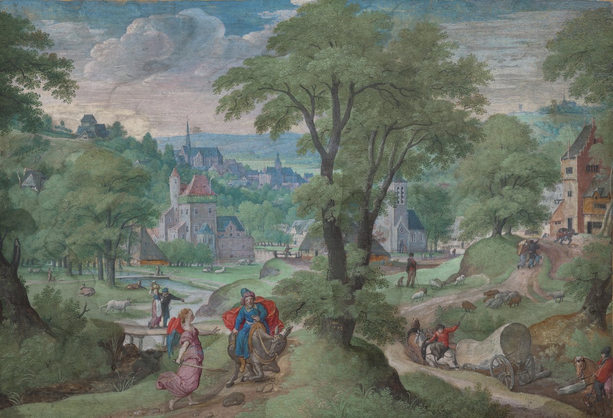 Balaam and the Ass by Hans Bol