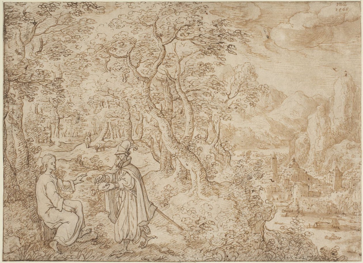 The Temptation of Christ by Hans Bol
