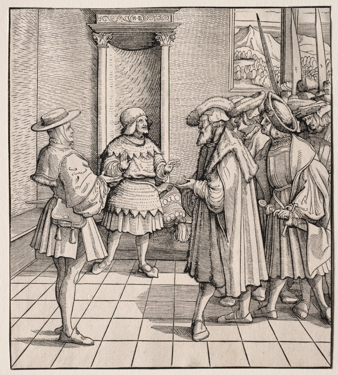 The Bad Advice of One Little Man to Another by Hans Burgkmair