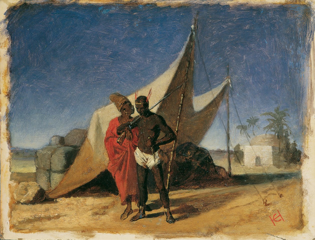 North African Scene by Hans Canon