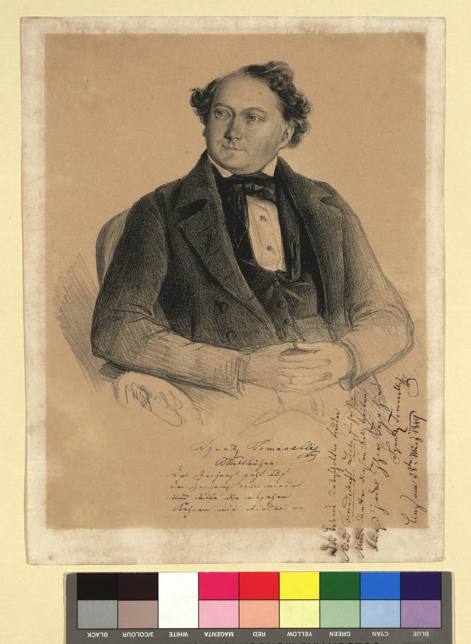 Tomaselli Ignaz, Actor and Singer (1812-1862) by Hans Canon