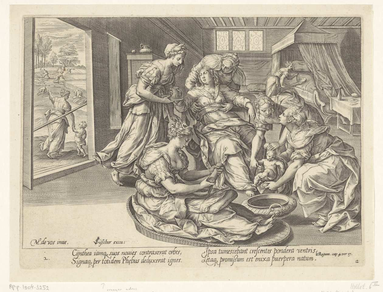 Birth of the Son of the Shunammite Woman by Hans Collaert (I)