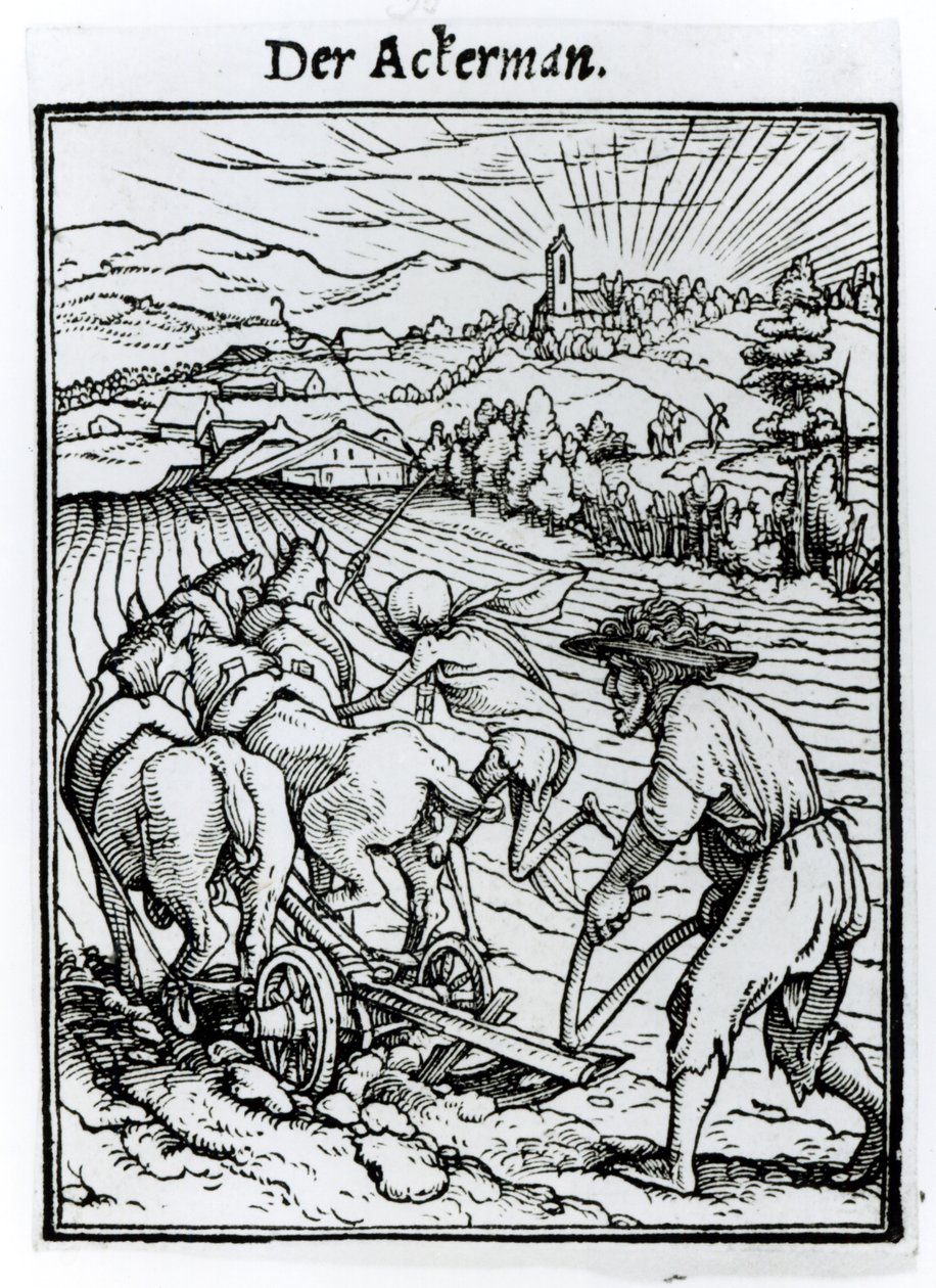 Death and the Ploughman, from 
