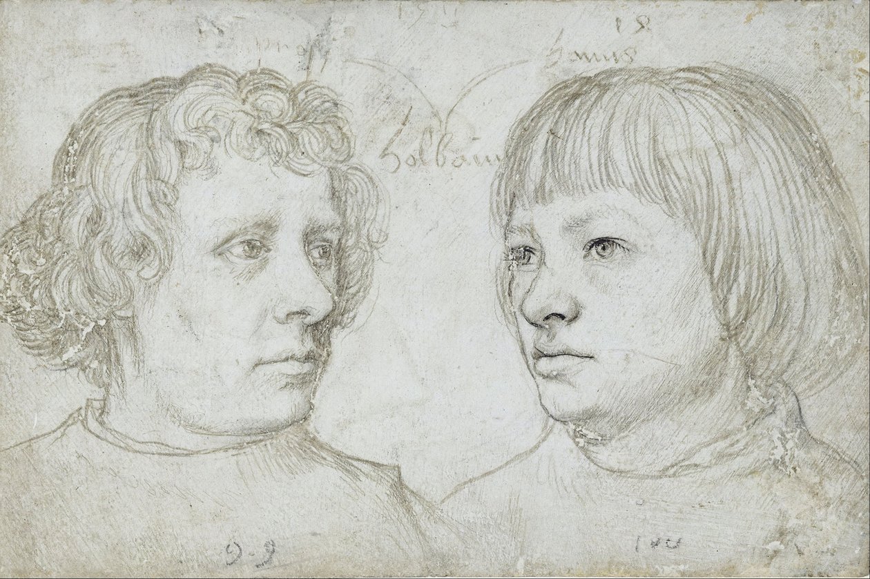 Ambrosius and Hans by Hans Holbein the Elder