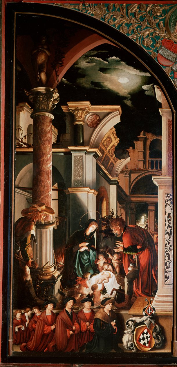 Altarpiece Oberried: The Adoration of Shepherds by Hans Holbein der Jüngere