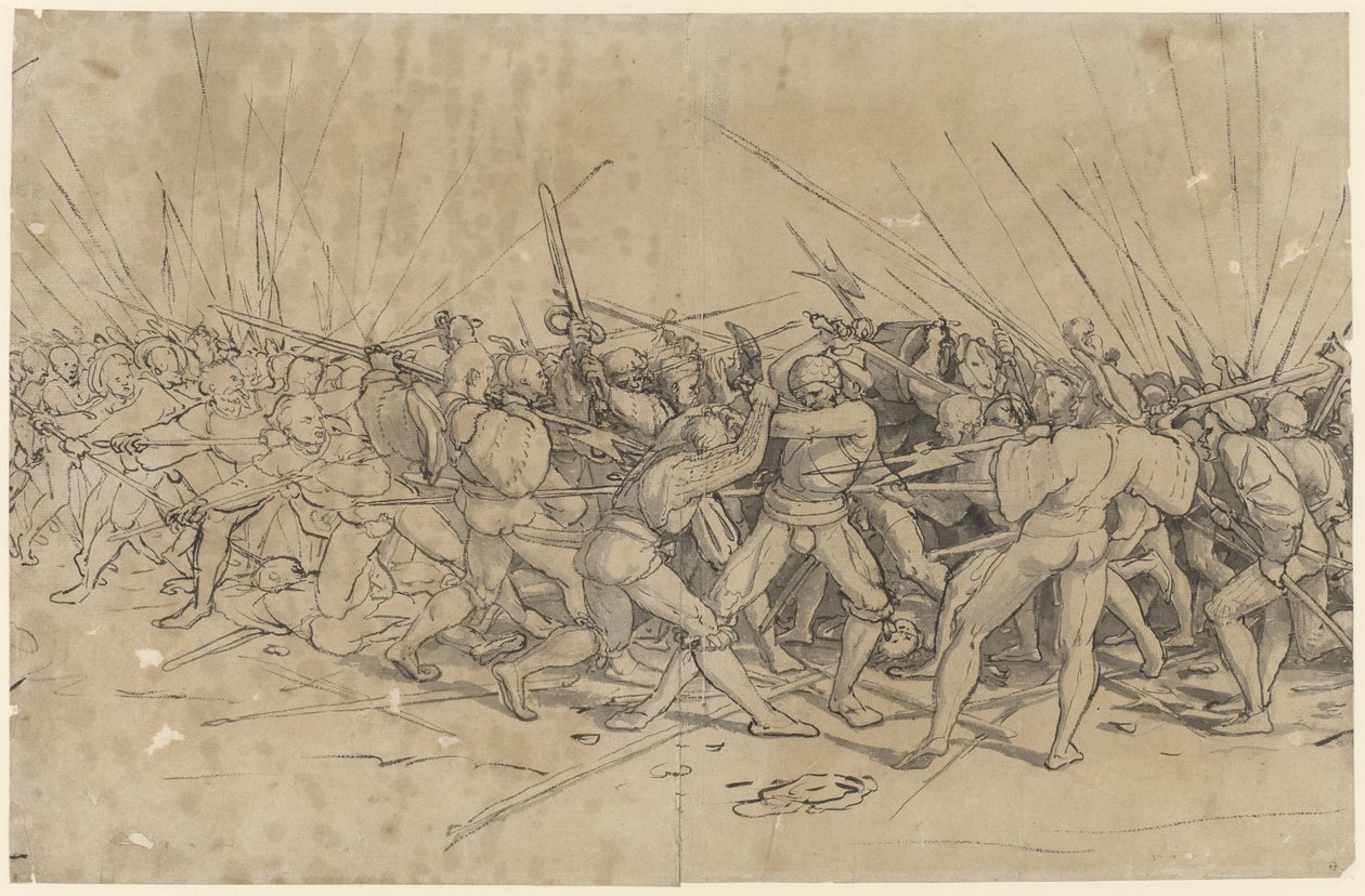 Battle Scene by Hans Holbein the Younger