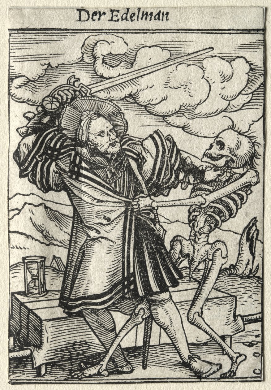 Dance of Death: The Nobleman by Hans Holbein the Younger