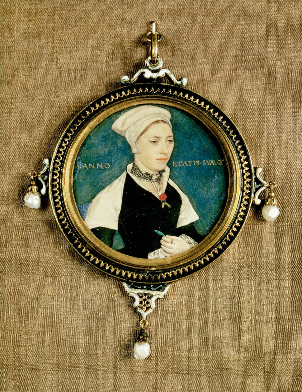 Miniature Portrait of Margaret Pemberton by Hans Holbein the Younger