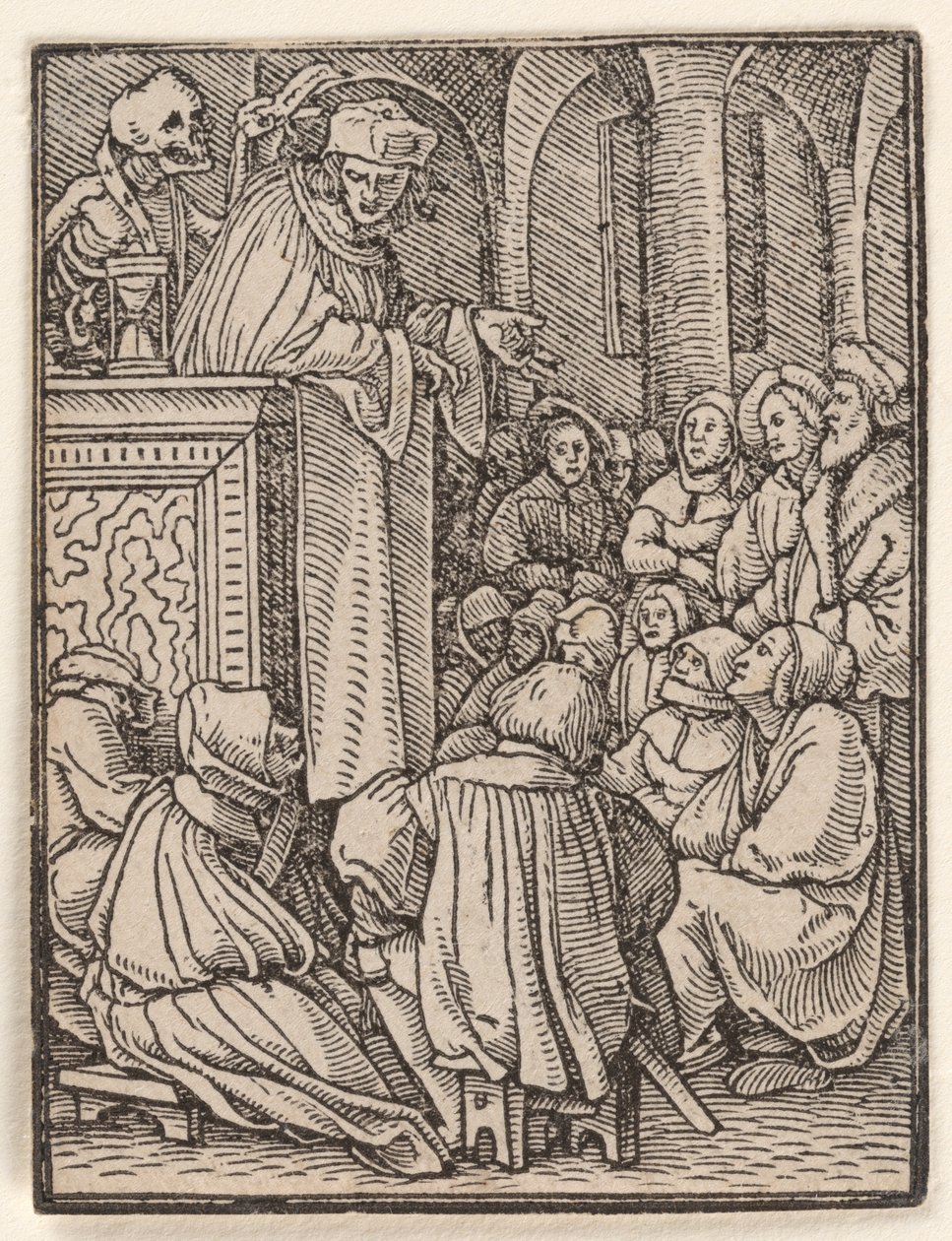 The Clergyman, from The Dance of Death by Hans Holbein the Younger