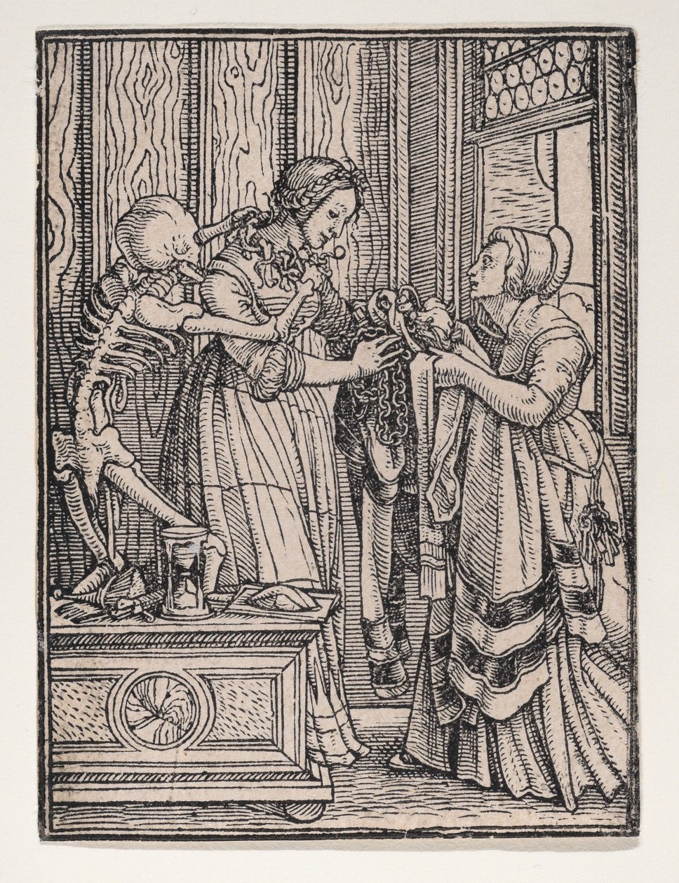 The Countess, from "The Dance of Death" by Hans Holbein the Younger