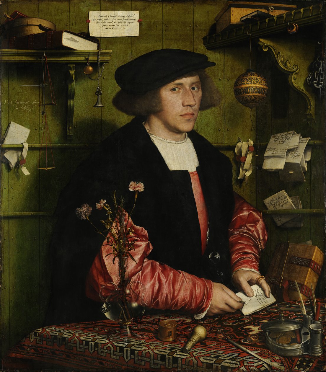 The Merchant Georg Gisze by Hans Holbein the Younger