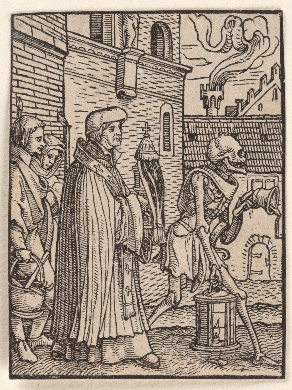 The Priest, from “The Dance of Death” by Hans Holbein the Younger