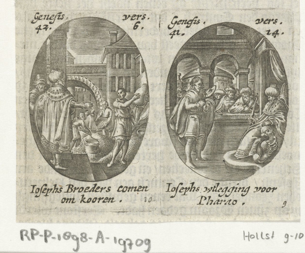 Joseph Sells Grain to His Brothers / Joseph Interprets Pharaoh