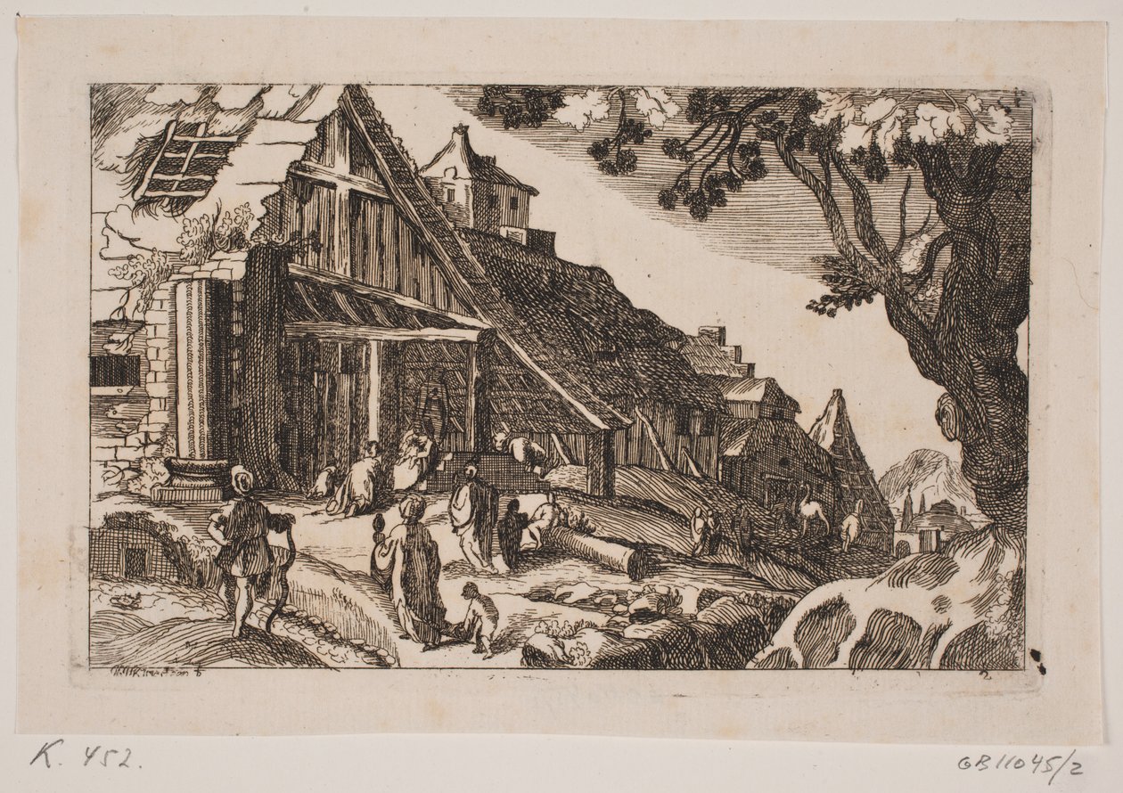 Landscape with the Holy Family and the Three Wise Men by Hans Jørgen Kirksteen