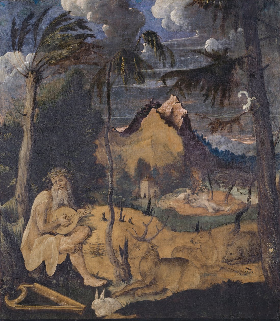 Orpheus Among the Animals by Hans Leu
