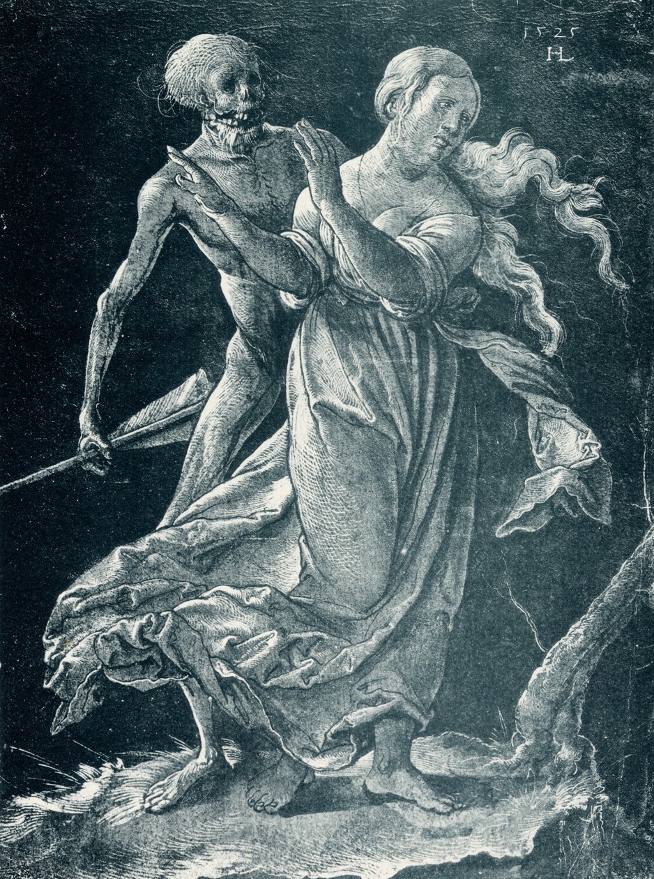 The Death Capturing a Girl by Hans Leu