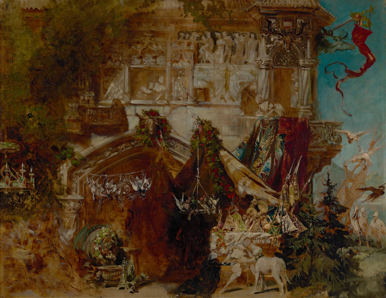 The Hunting Castle by Hans Makart