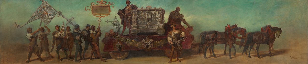 Design for the 1879 Parade - The Locksmiths by Hans Makart