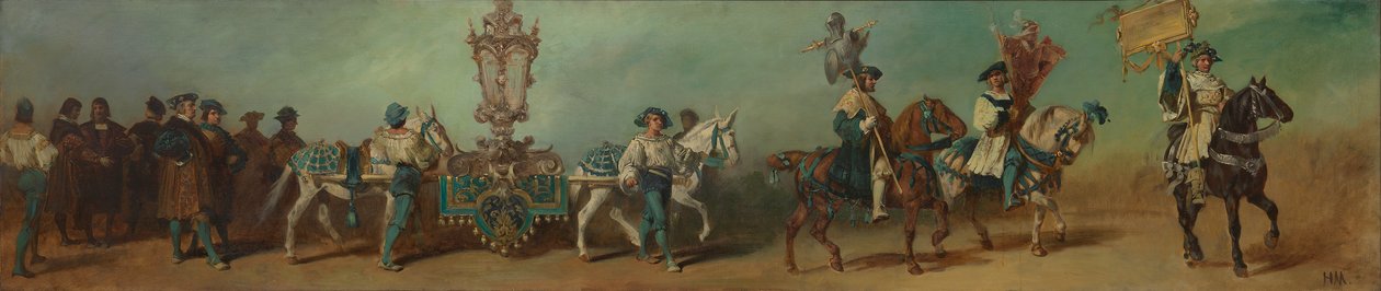 Design for the Festive Procession of 1879 - The Tinsmiths by Hans Makart