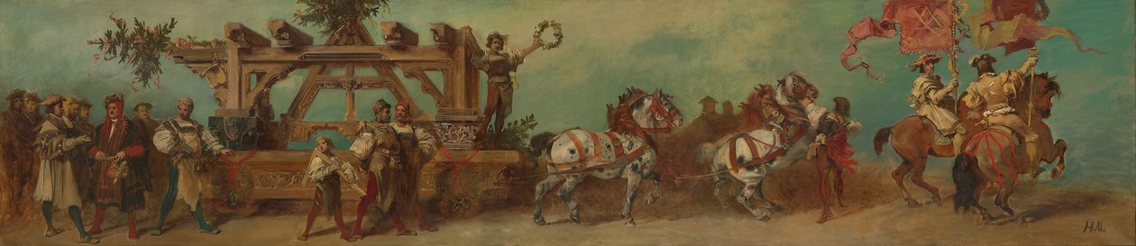 Design for the Festive Procession 1879 - The Carpenters by Hans Makart