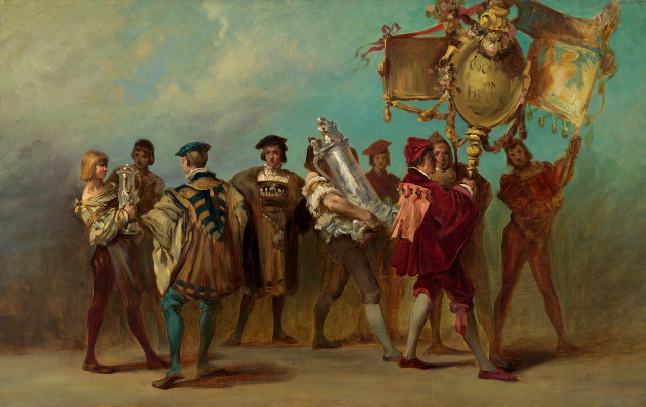 Design for the Festive Procession of 1879 - Engravers and Bronze Casters by Hans Makart