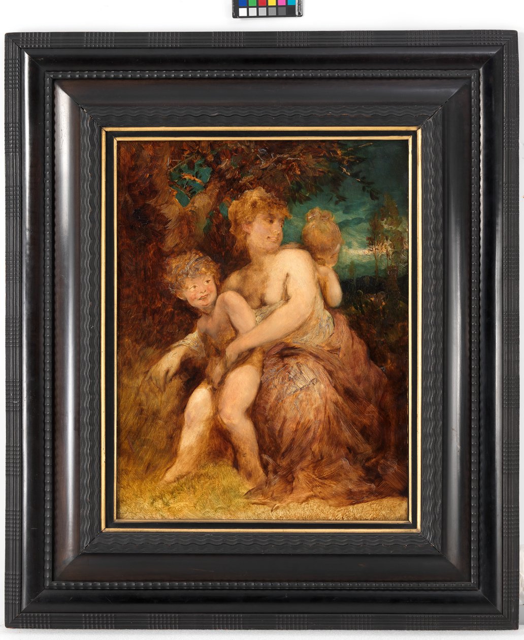 Nymph with Two Children by Hans Makart