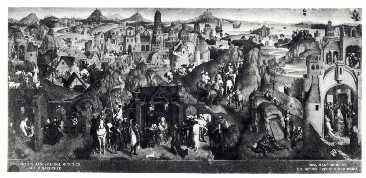 The Seven Joys of the Virgin, 1480 by Hans Memling