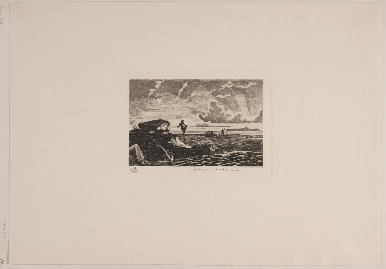 The Farmer Goes Out to the Field by Hans Nikolaj Hansen