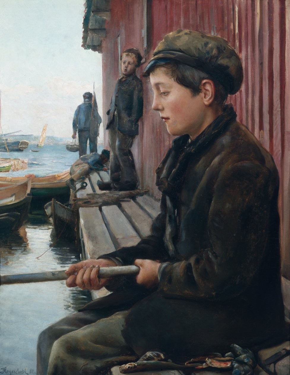 The Fishing Boy by Hans Olaf Heyerdahl