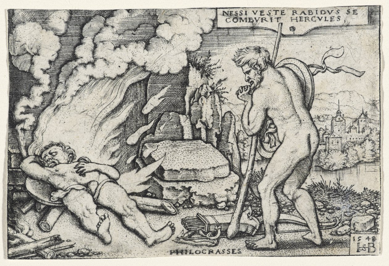Death of Hercules, 1548 by Hans Sebald Beham