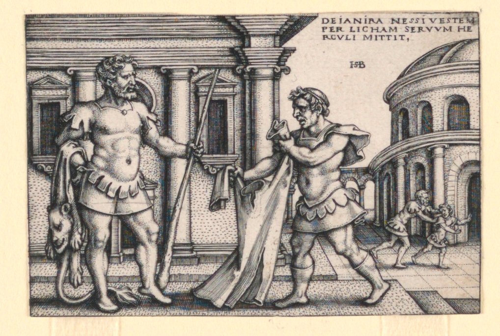 Lichas Bringing the Robe of Nessus to Hercules by Hans Sebald Beham
