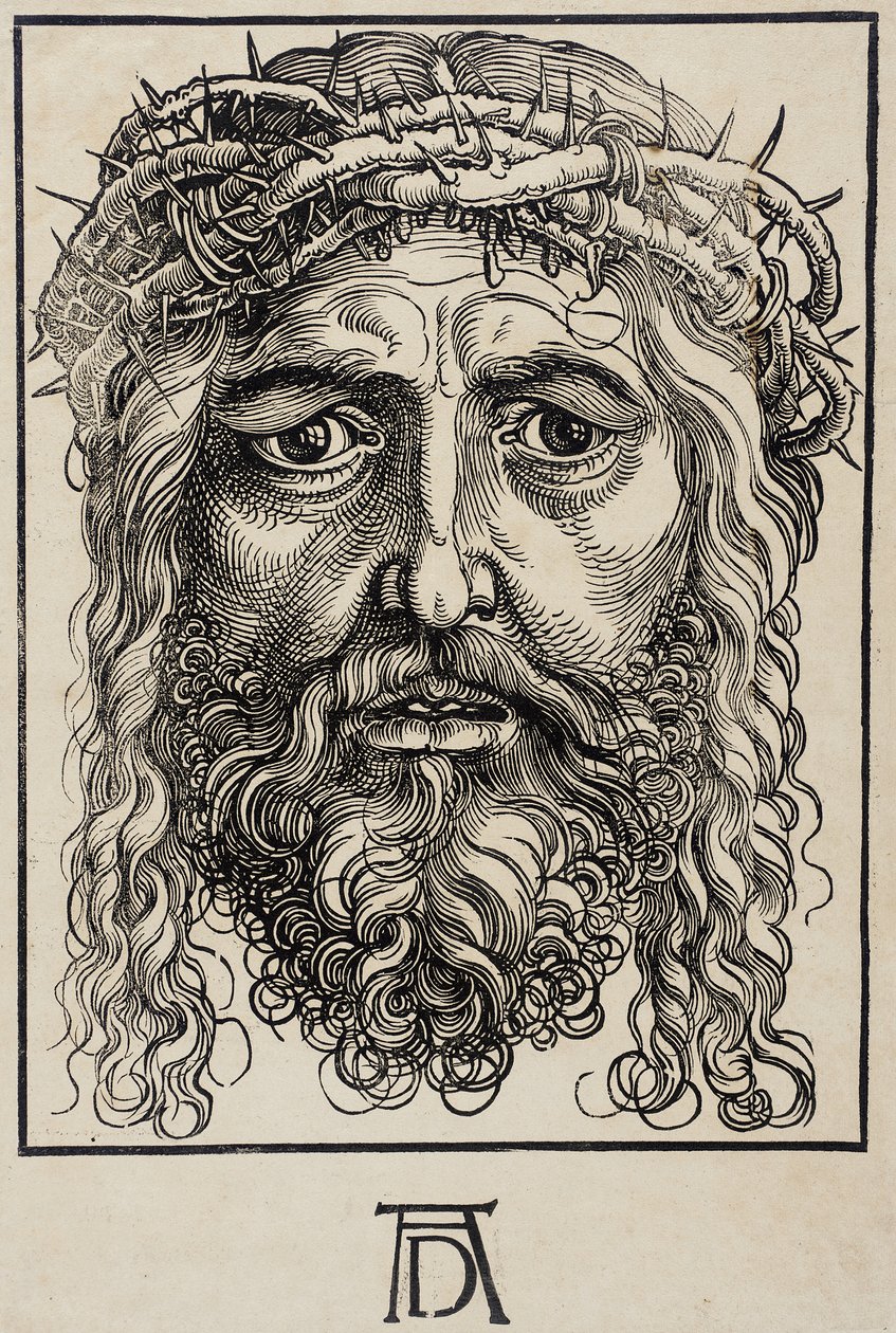 The Head of Christ Crowned with Thorns by Hans Sebald Beham