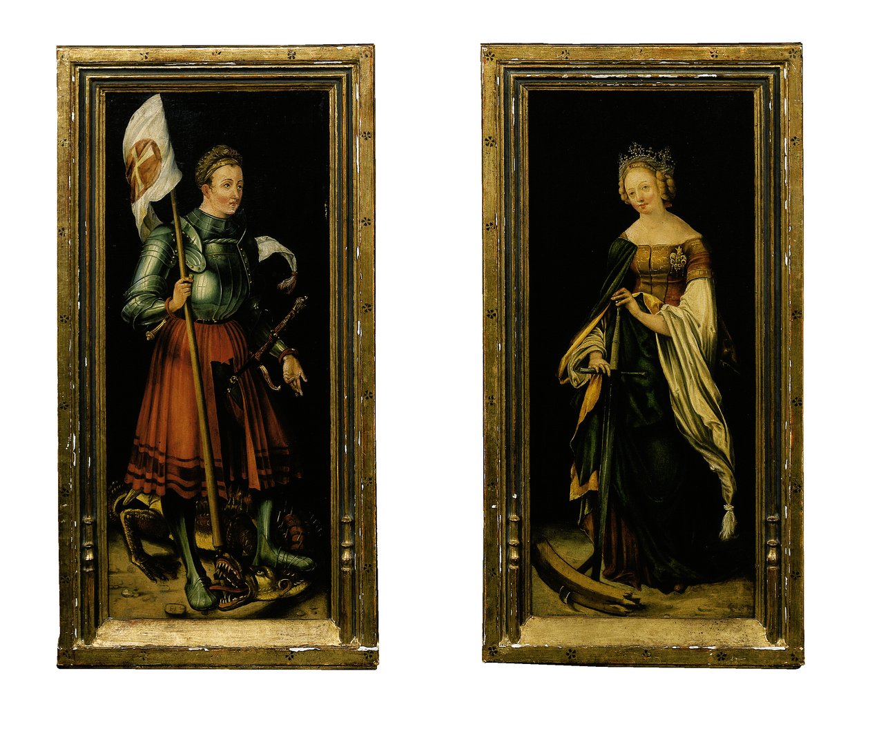 Saint George and Saint Catherine by Hans Suess Kulmbach