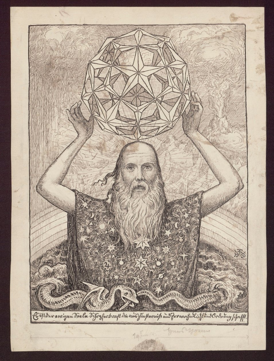 Allegory of the Creation of the World (?) by Hans Thoma