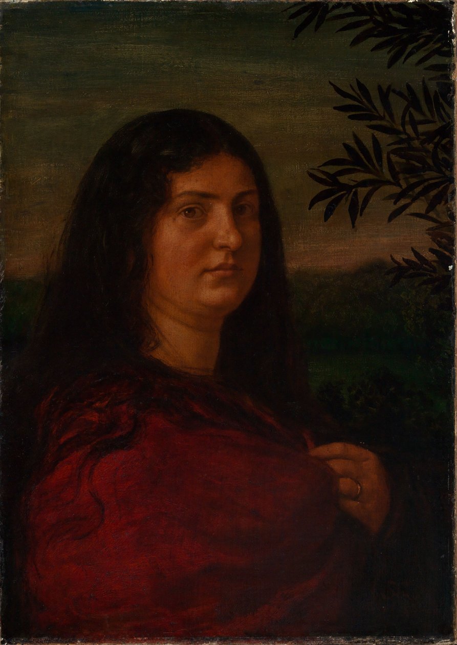 Portrait of Mrs. Cella Thoma by Hans Thoma