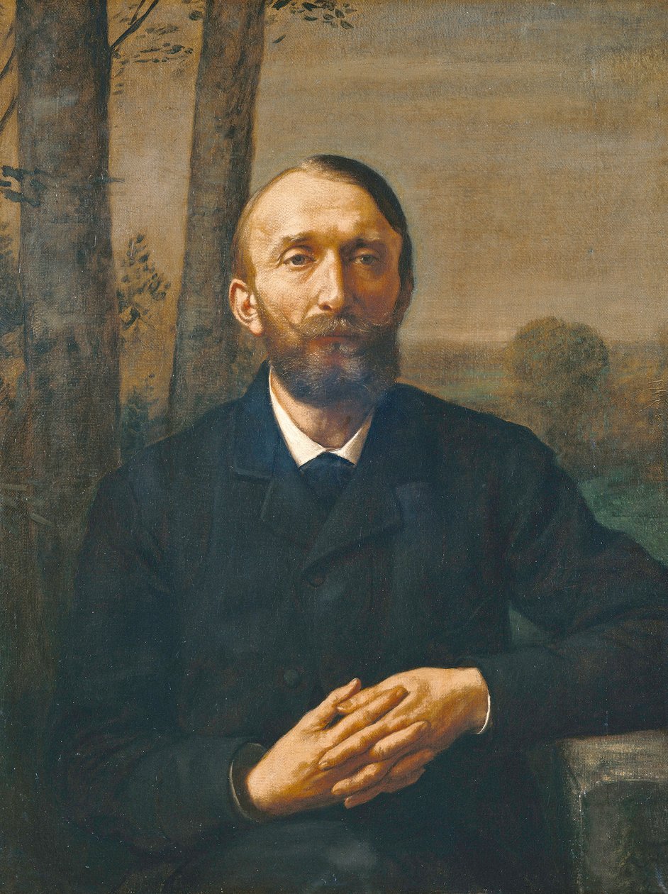 Portrait of the Art Theorist Conrad Fiedler by Hans Thoma