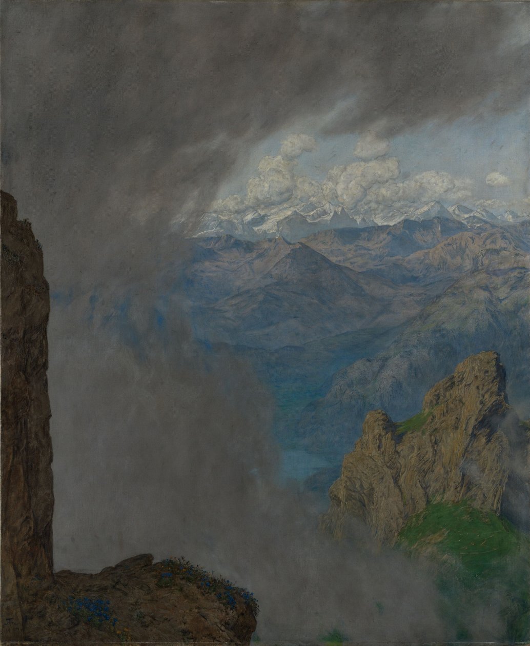 View from Mount Pilatus by Hans Thoma