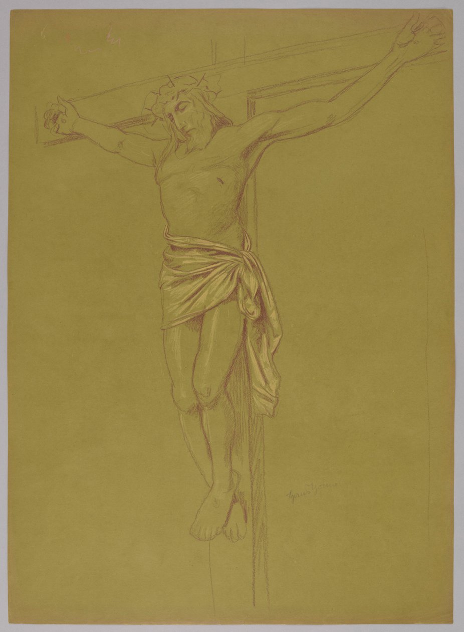 Christ on the Cross by Hans Thoma