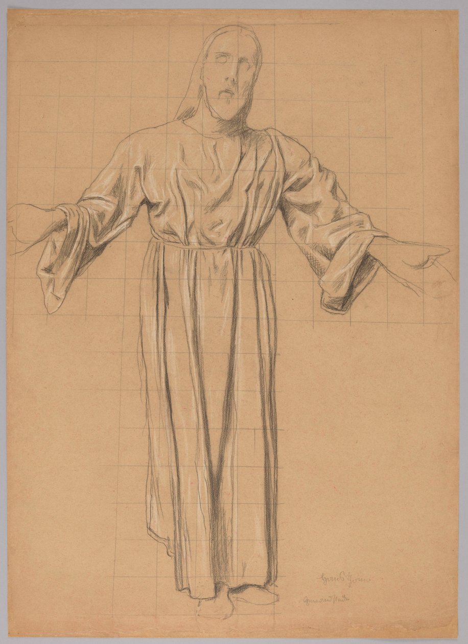 Christ with Outstretched Arms by Hans Thoma