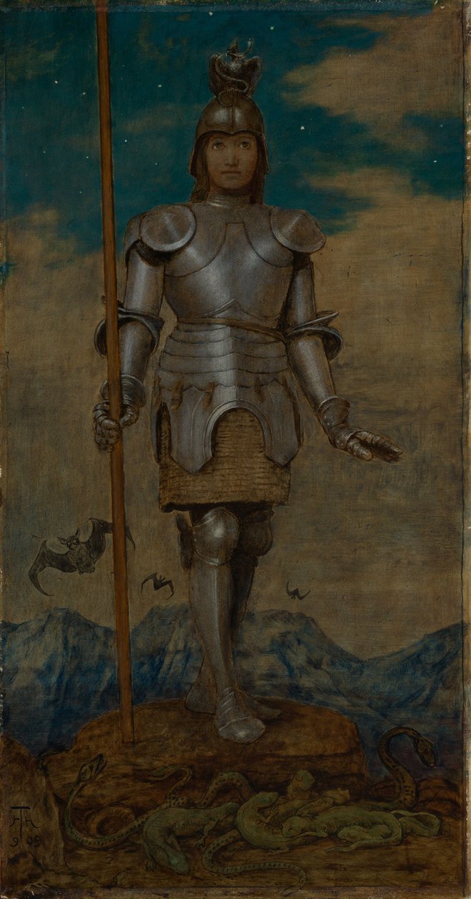 Saint George the Knight by Hans Thoma