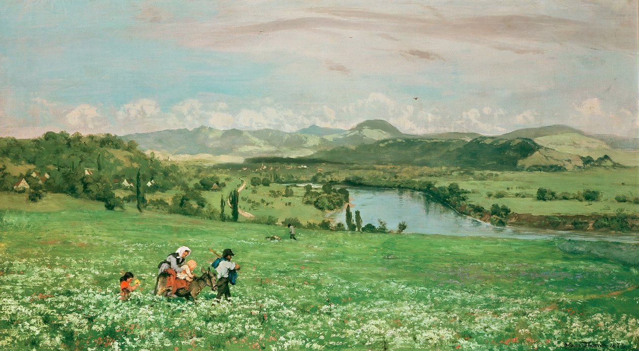 The Rhine near Säckingen by Hans Thoma